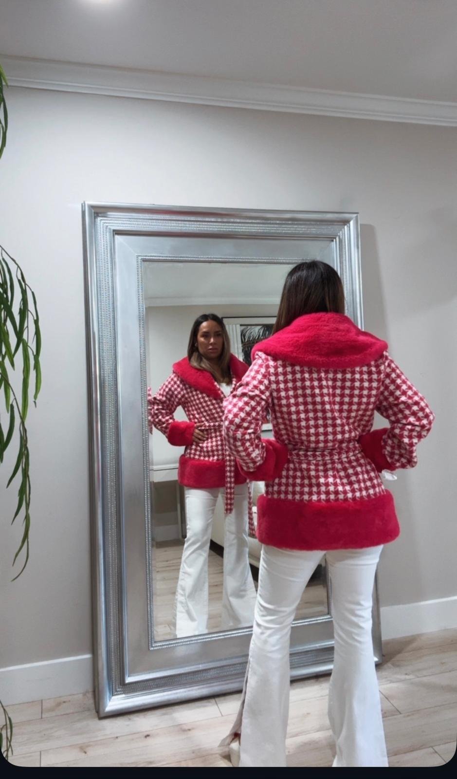 Chaqueta Pata de Gallo Roja — 4