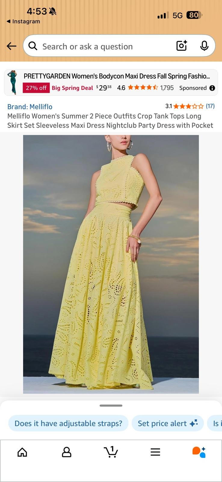 Conjunto Broderie Anglaise Amarillo